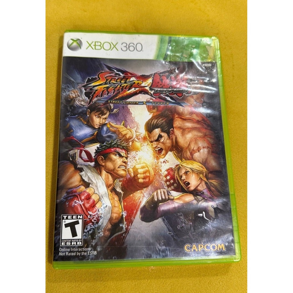 Street Fighter X Tekken Xbox 360 Capcom Fighting Game Complete with Manual